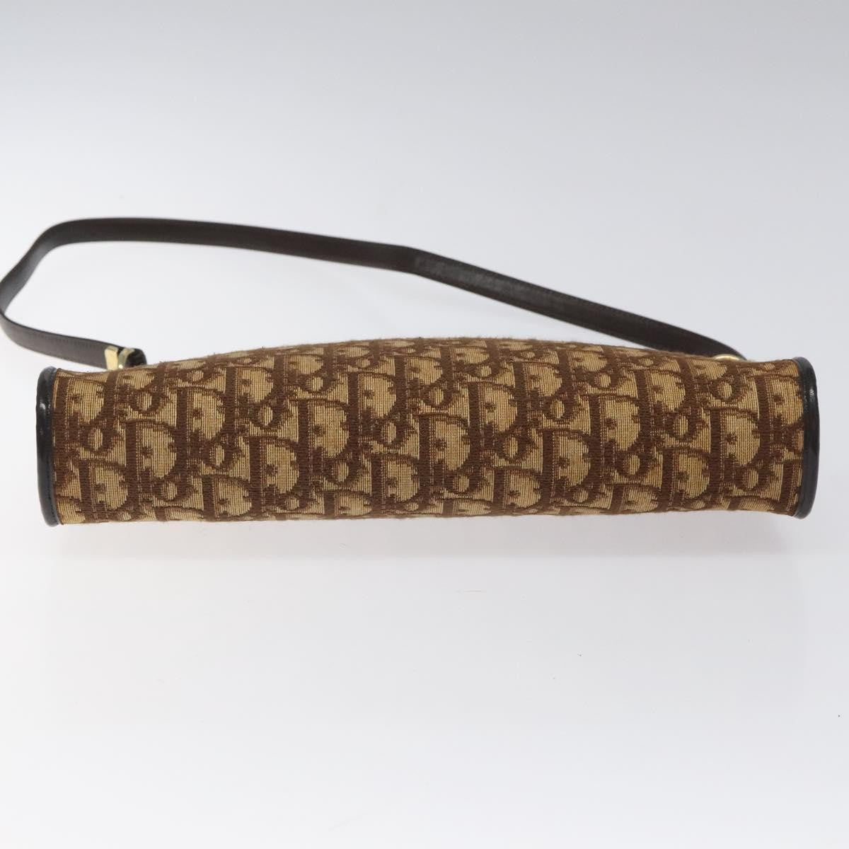 Christian Dior Vintage Trotter Canvas Brown Canvas Shoulder Bag Bag (Pre-Owned)