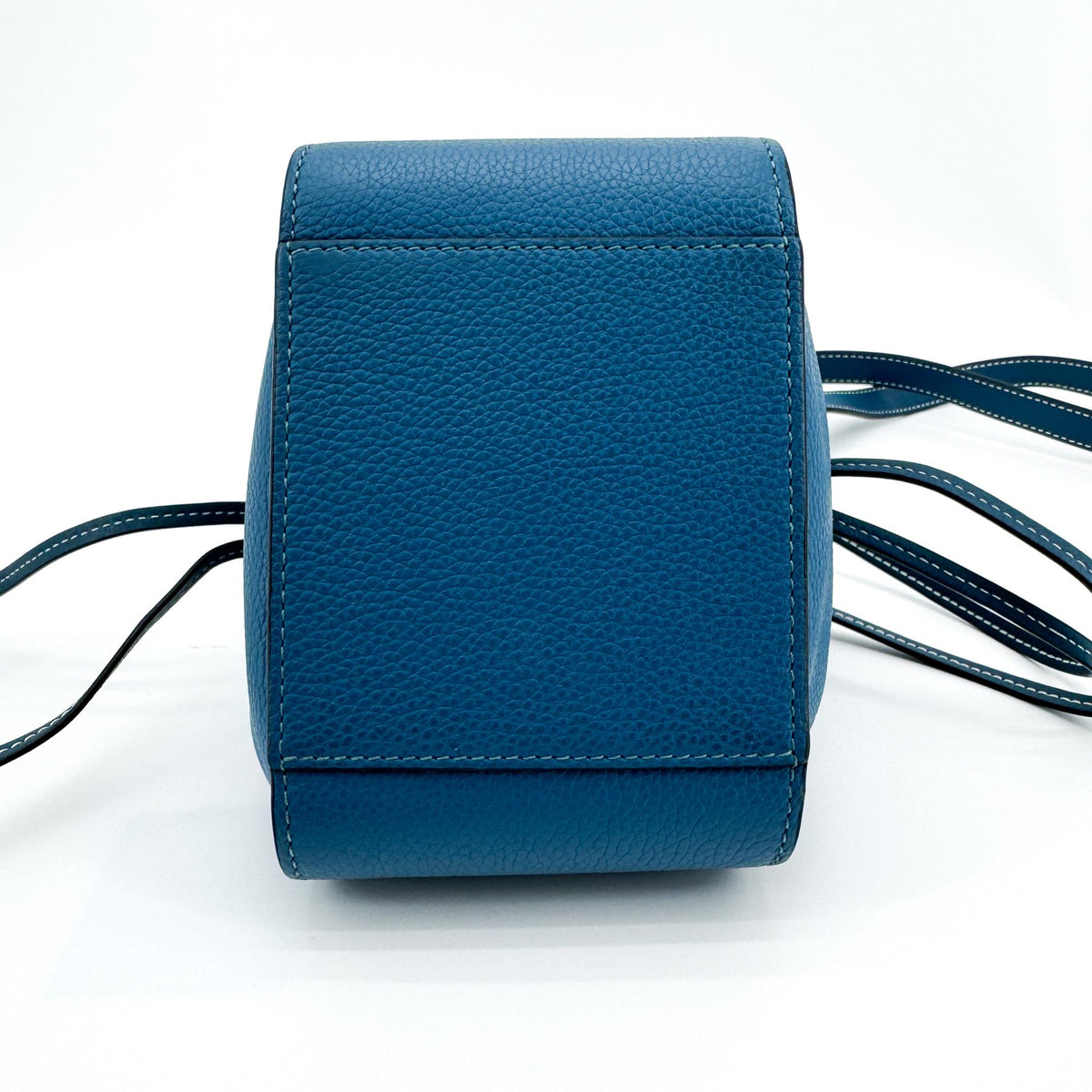 Loewe Hammock Leather Blue Leather Handbag (Pre-Owned)