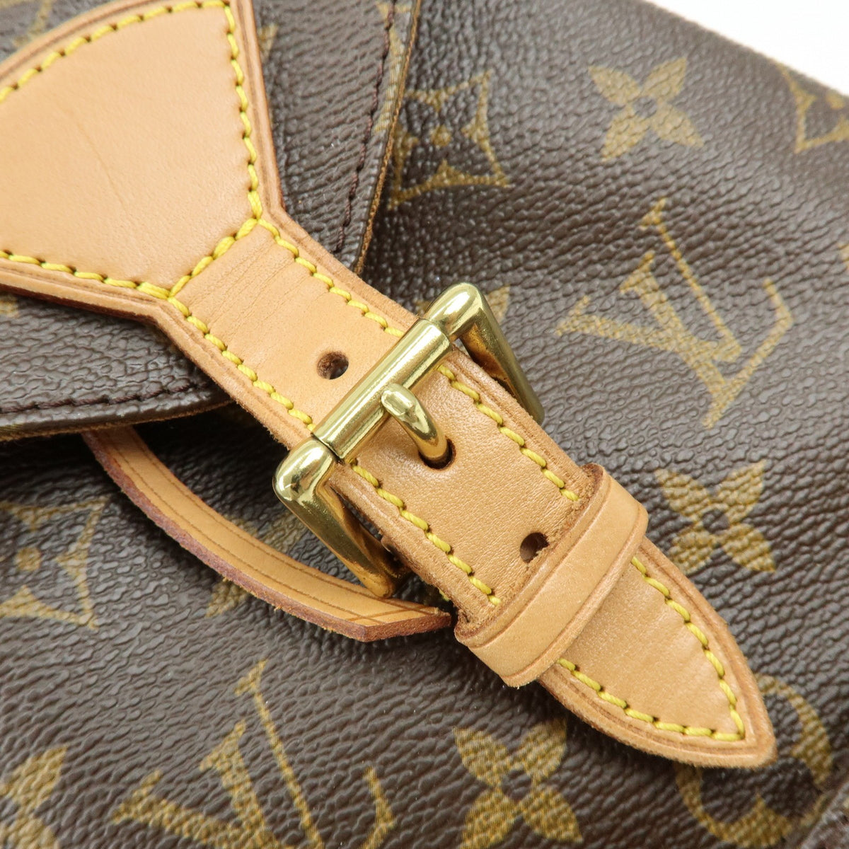 Louis Vuitton Vintage Montsouris Monogram Canvas Brown Canvas Backpack Bag (Pre-Owned)