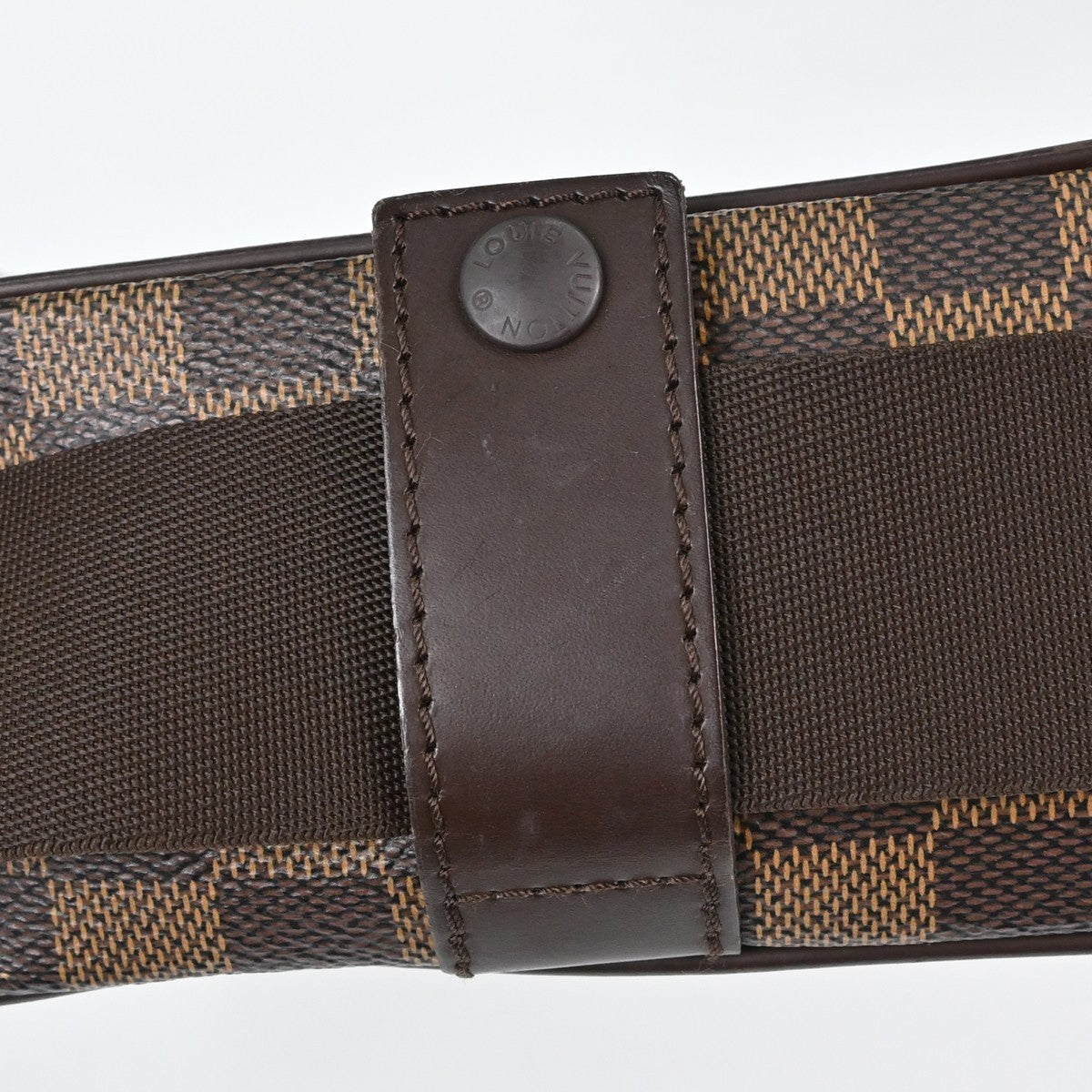 Louis Vuitton Olav Damier Brown Canvas Handbag (Pre-Owned)