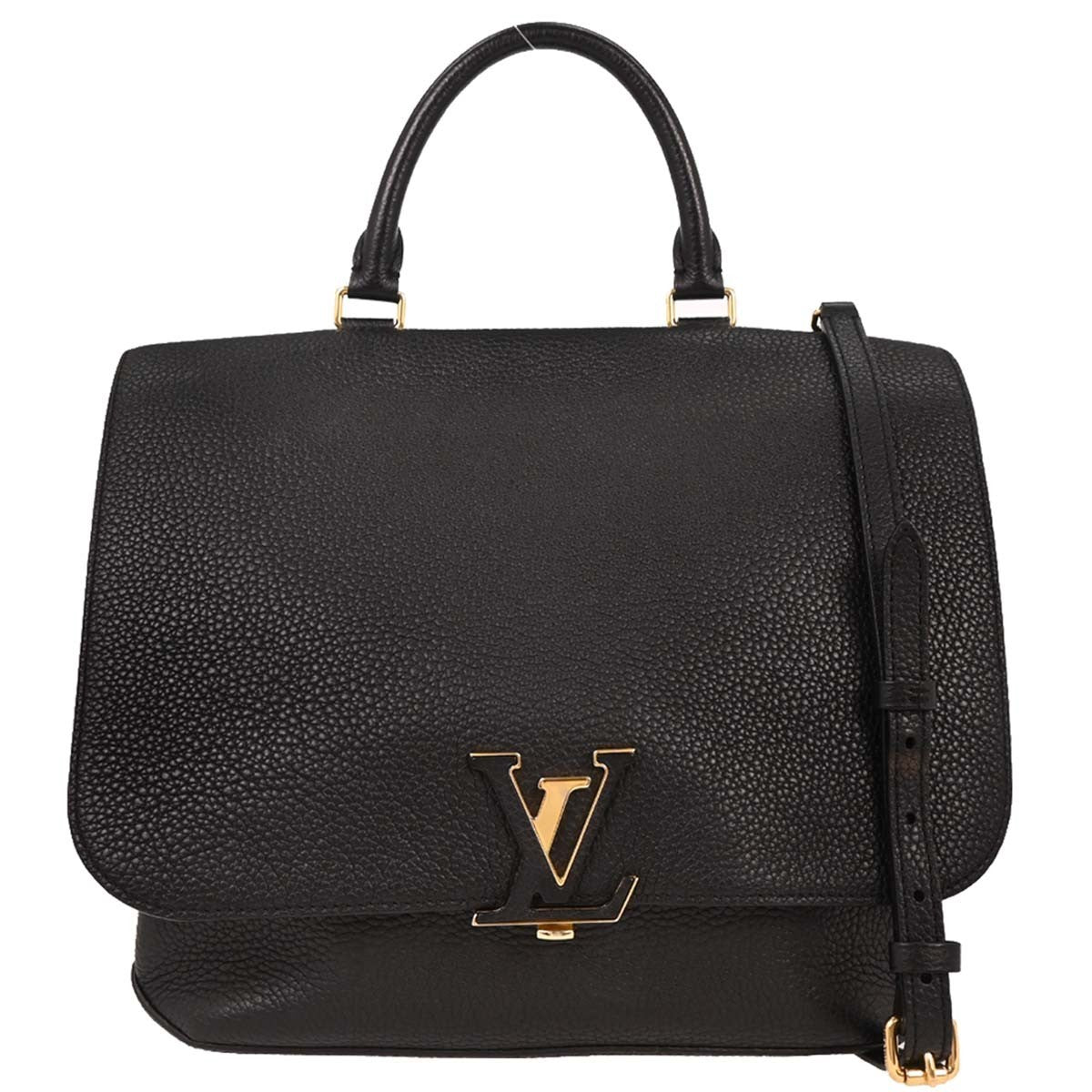 Louis Vuitton Volta Leather Black Leather Handbag (Pre-Owned)