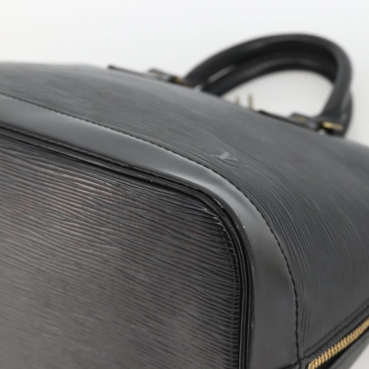 Louis Vuitton Alma Epi Leather Black Leather Handbag (Pre-Owned)
