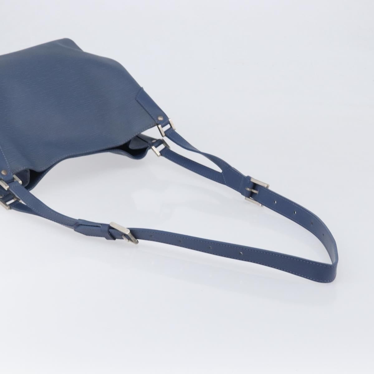 Louis Vuitton Mandara Epi Leather Blue Leather Shoulder Bag Bag (Pre-Owned)