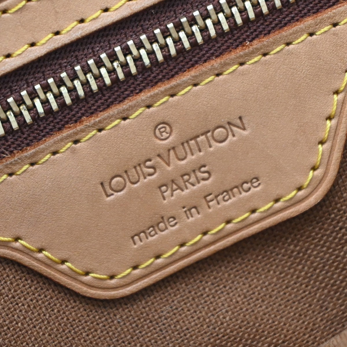 Louis Vuitton Cabas Piano Monogram Canvas Brown Canvas Tote Bag Bag (Pre-Owned)