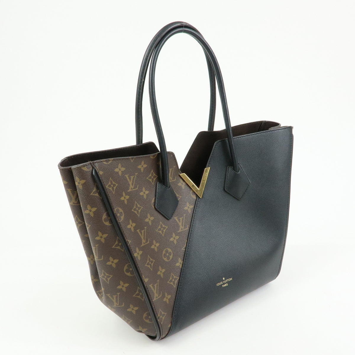 Louis Vuitton Kimono Monogram Canvas And Leather Black Canvas Handbag (Pre-Owned)