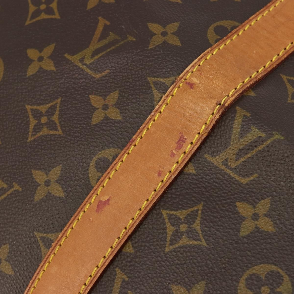 Louis Vuitton Keepall Monogram Canvas Brown Canvas Travel Bag Bag (Pre-Owned)