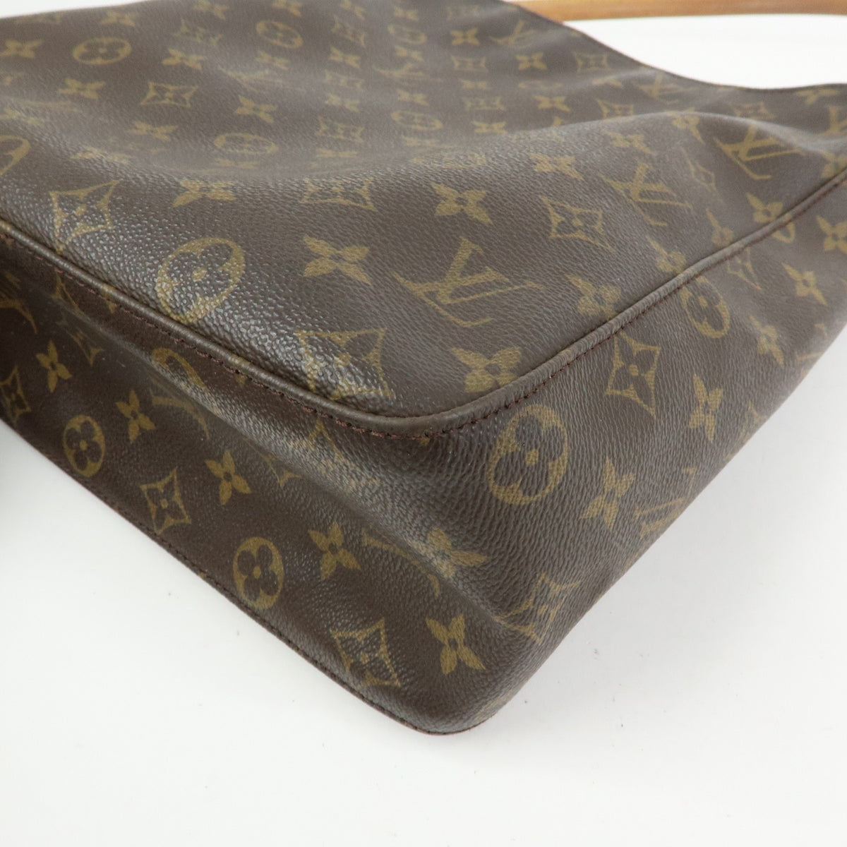 Louis Vuitton Looping Monogram Canvas Brown Canvas Handbag (Pre-Owned)