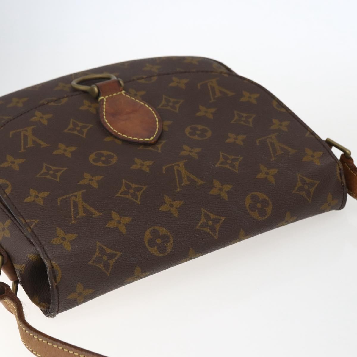Louis Vuitton Saint Cloud Monogram Canvas Brown Canvas Shoulder Bag Bag (Pre-Owned)