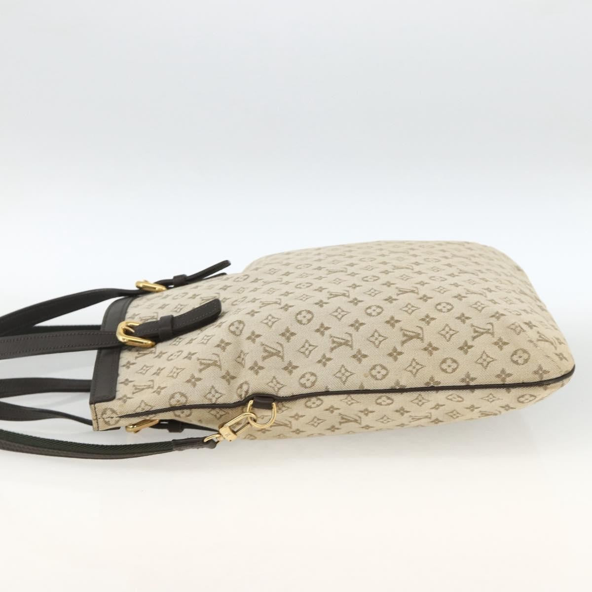 Louis Vuitton Francoise Mini Lin Khaki Canvas Tote Bag Bag (Pre-Owned)