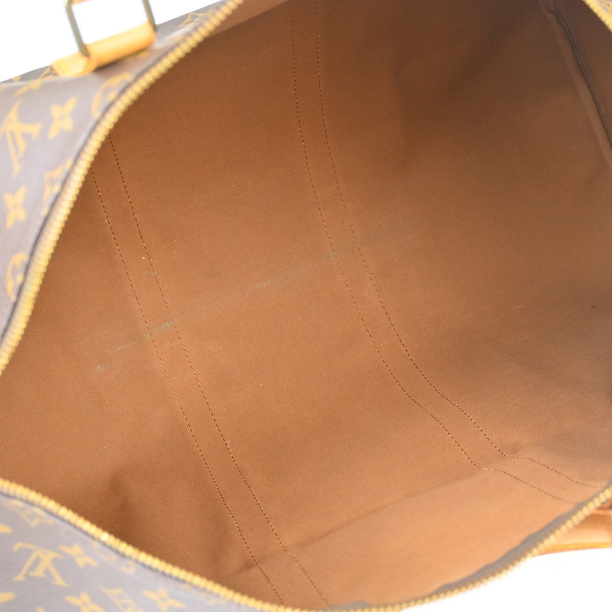 Louis Vuitton Keepall Monogram Canvas Brown Canvas Travel Bag Bag (Pre-Owned)