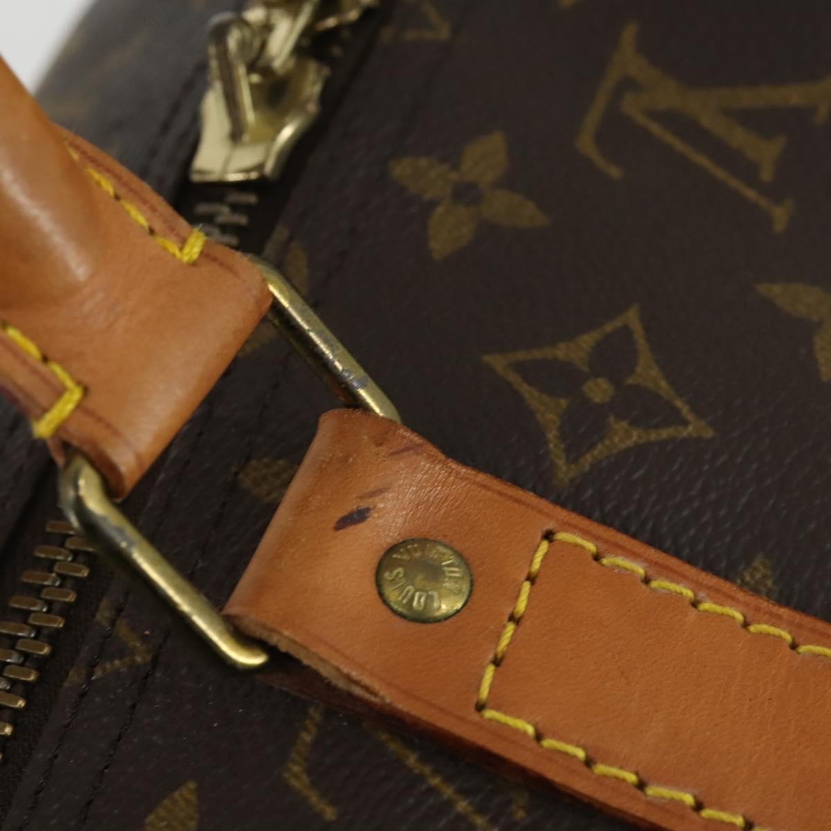 Louis Vuitton Keepall Monogram Canvas Brown Canvas Travel Bag Bag (Pre-Owned)