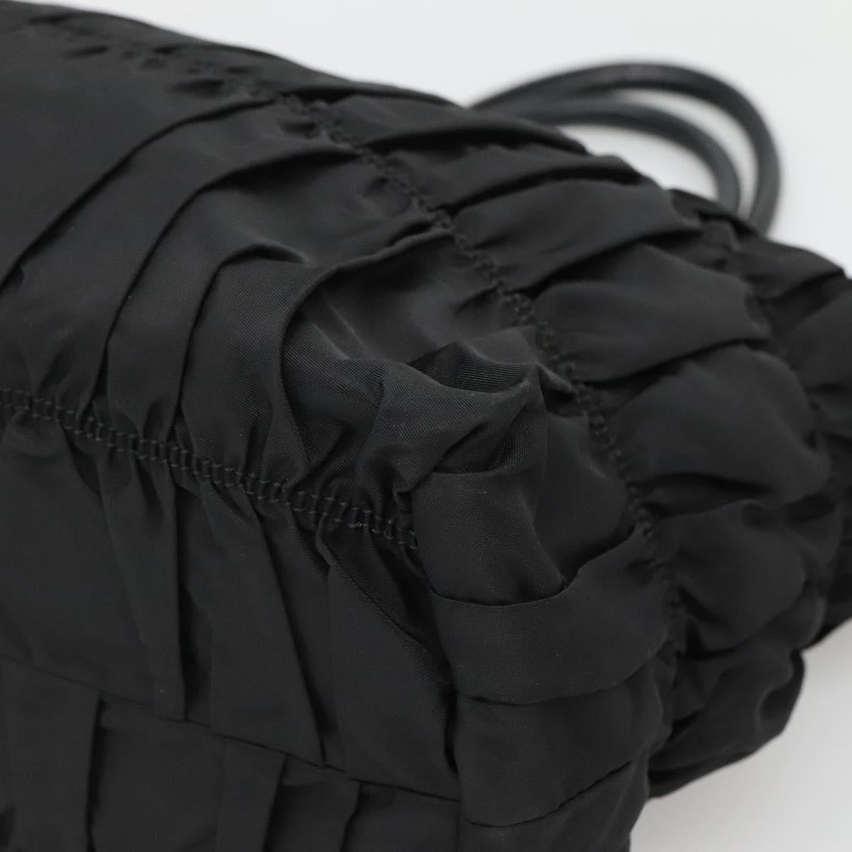 Prada Gaufre Tote Tessuto Black Nylon Bag (Pre-Owned)
