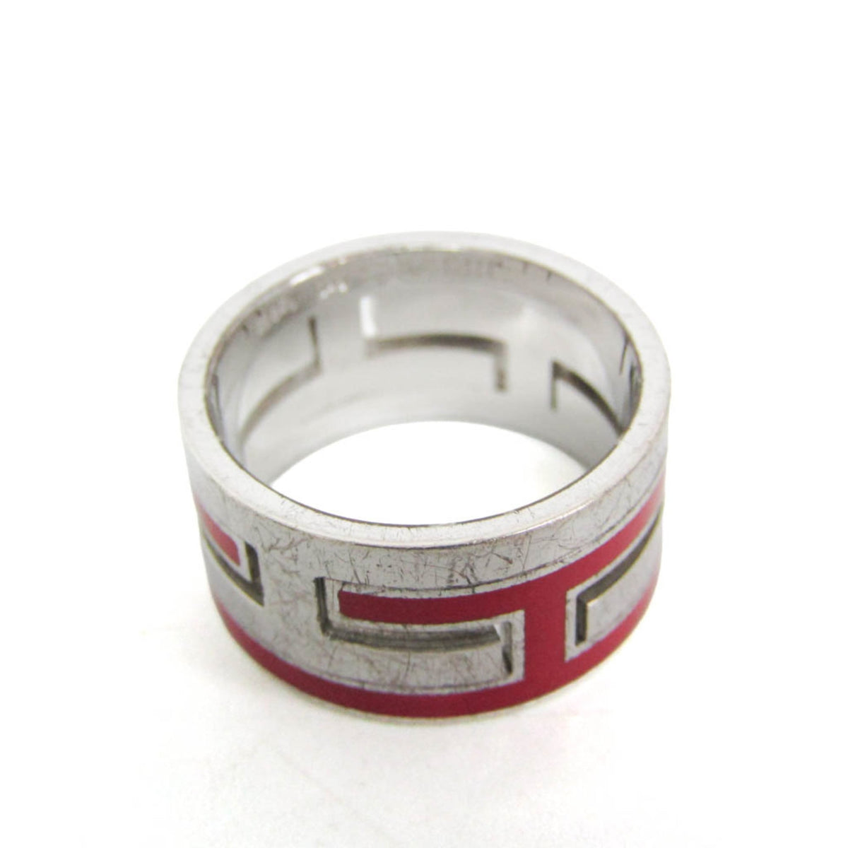 Hermes Move H Ring Silver Silver Sterling_Silver Ring Jewelry (Pre-Owned)