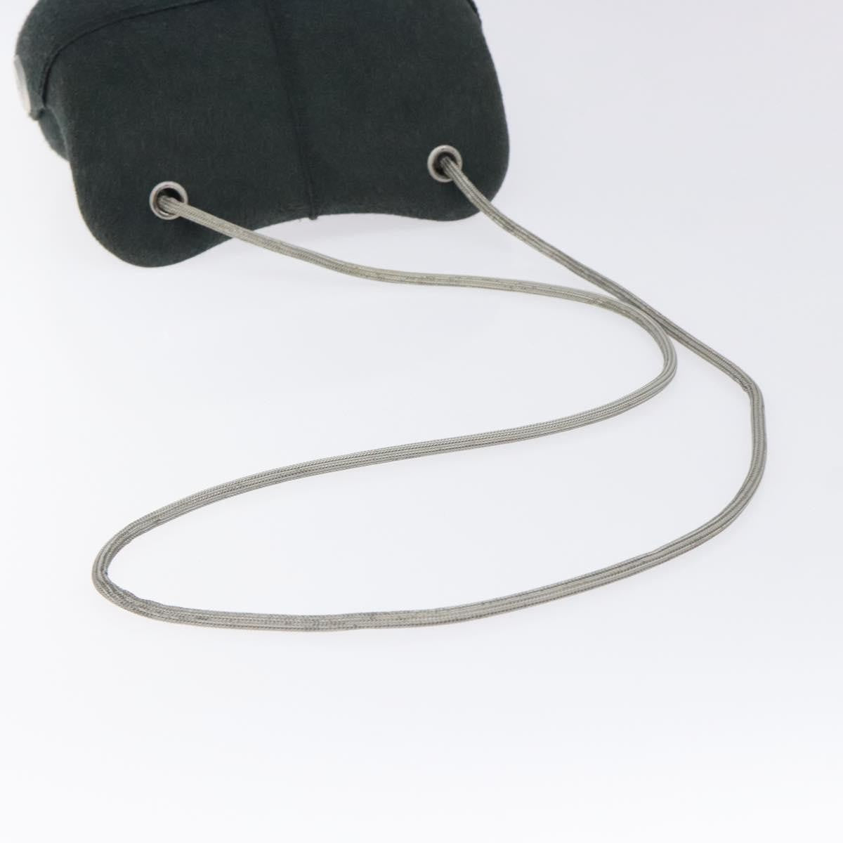 Chanel Millennium Felt Gray Synthetic Shoulder Bag Bag (Pre-Owned)