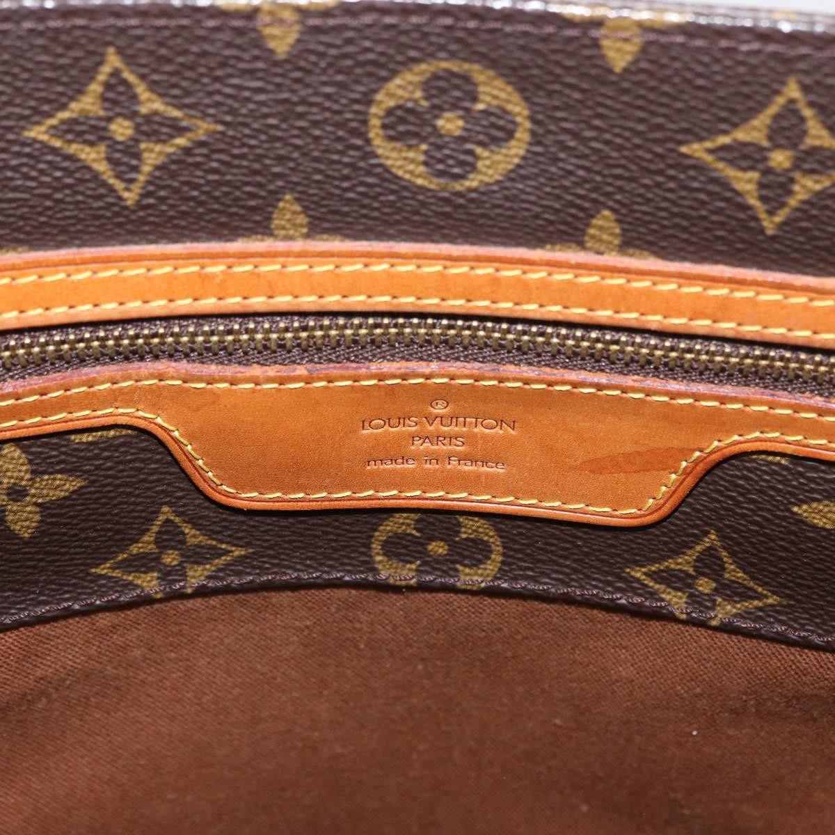 Louis Vuitton Shopping Sac Monogram Canvas Brown Canvas Handbag (Pre-Owned)