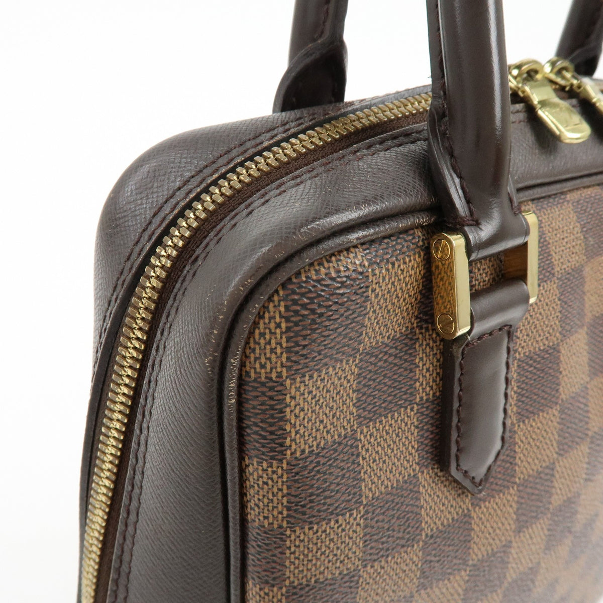 Louis Vuitton Brera Damier Brown Canvas Handbag (Pre-Owned)
