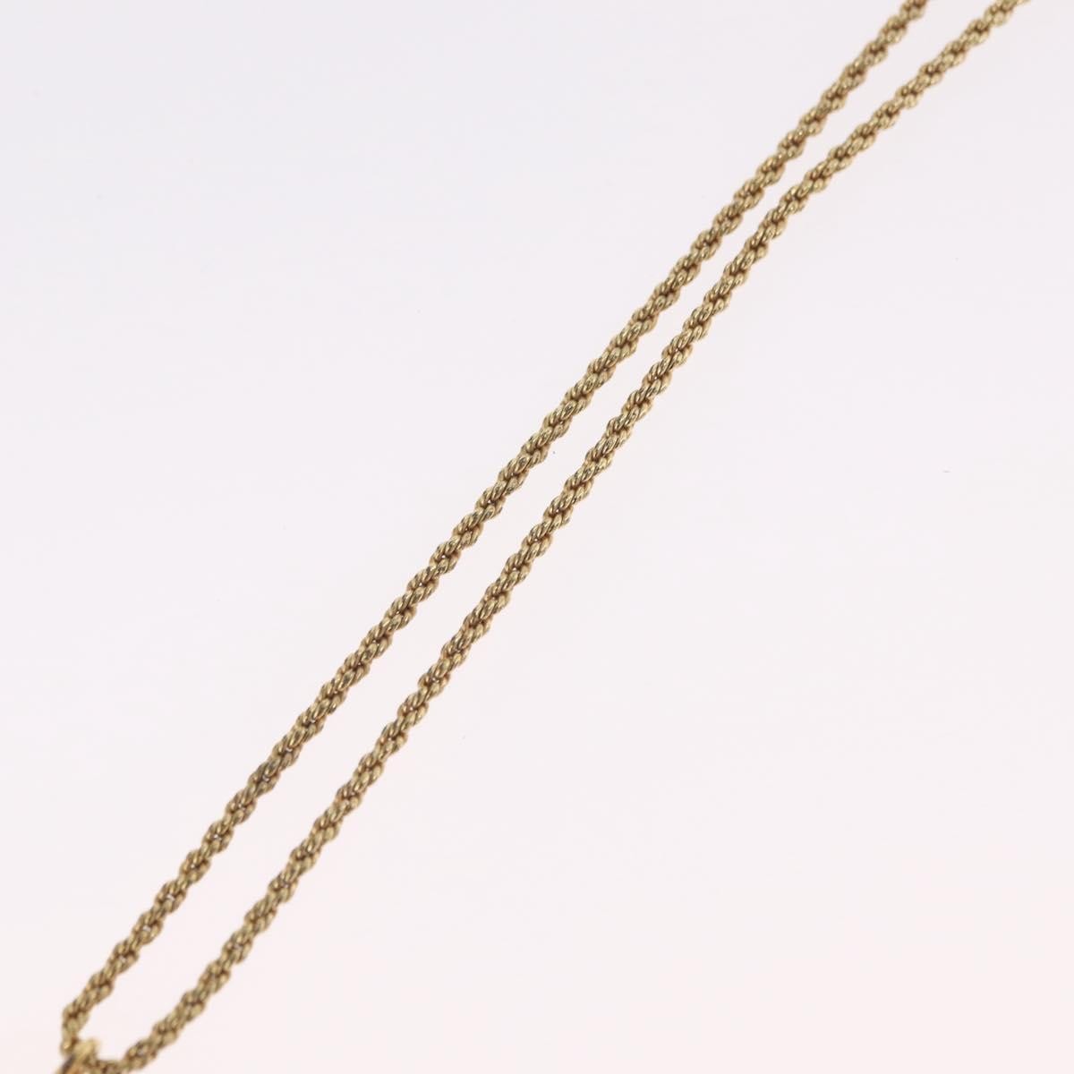 Christian Dior Cd Pendant Metal Gold Metal Necklace Jewelry (Pre-Owned)