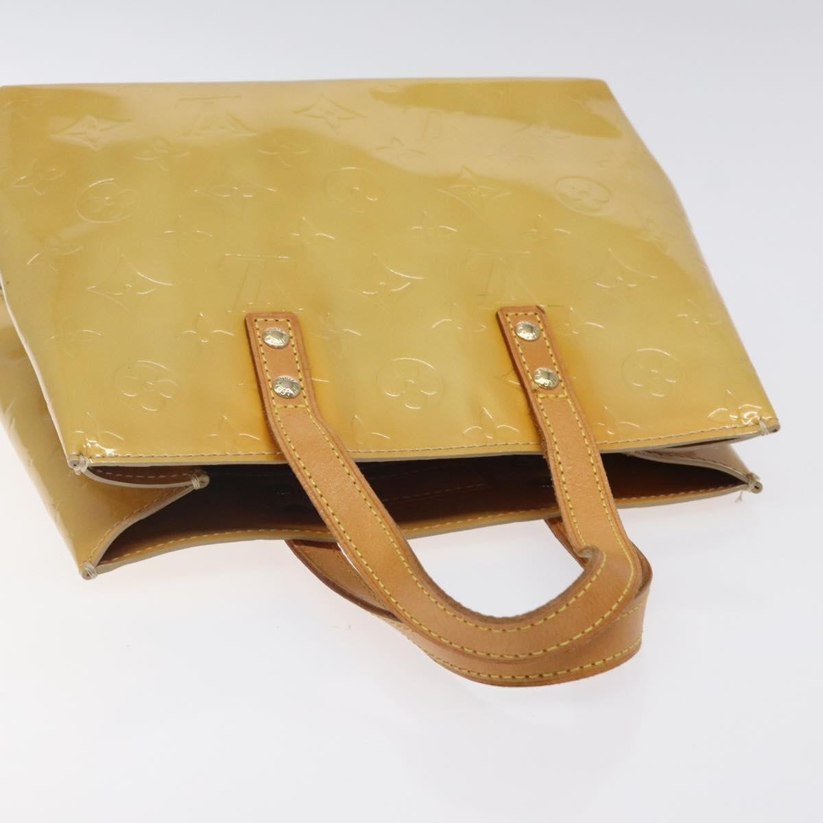 Louis Vuitton Reade Monogram Vernis Beige Patent_Leather Handbag (Pre-Owned)