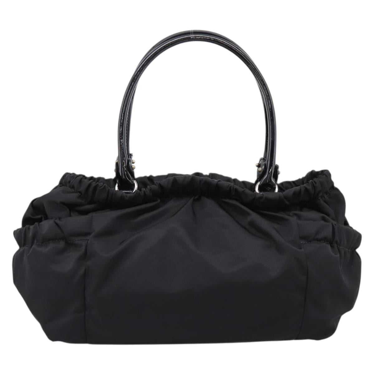 Salvatore Ferragamo Vala Tote Nylon Black Nylon Tote Bag Bag (Pre-Owned)