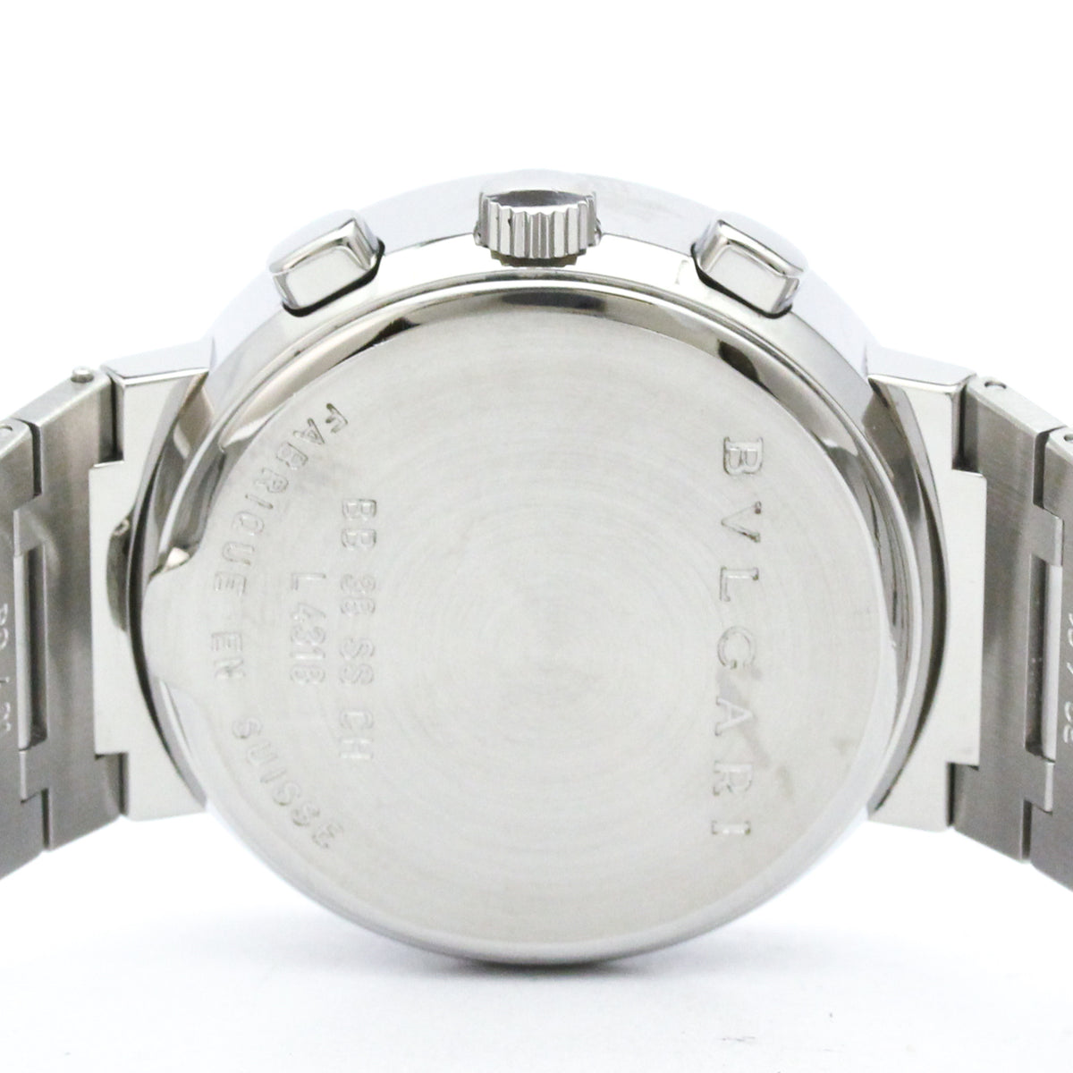 Bvlgari Bvlgari Bvlgari Chronograph Automatic Stainless Steel Watch (Pre-Owned)