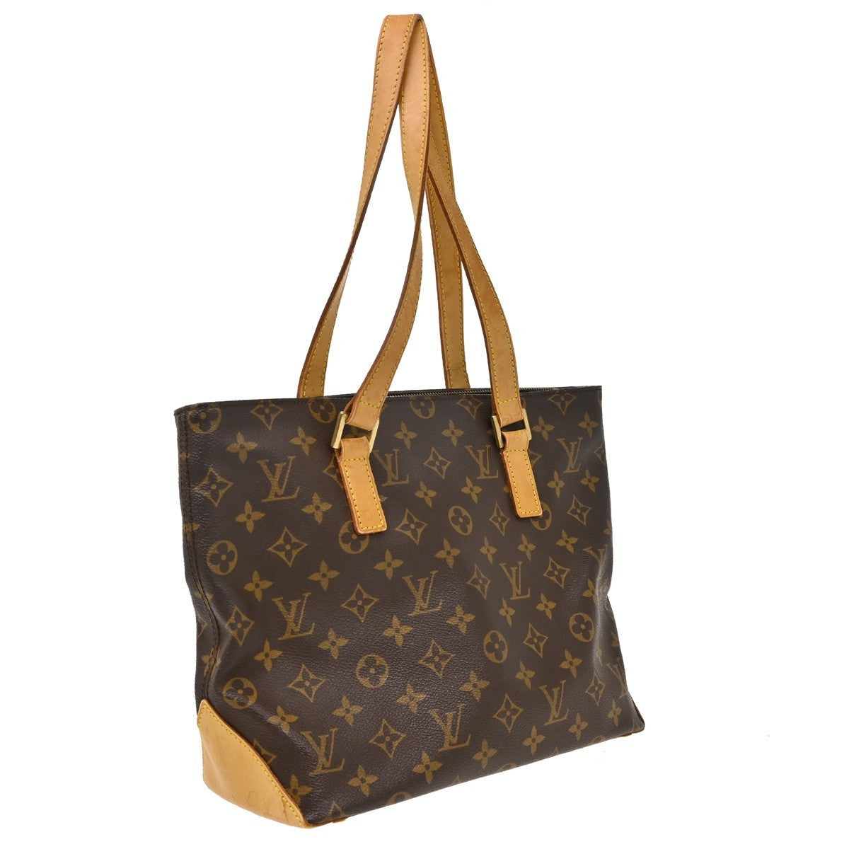 Louis Vuitton Cabas Piano Monogram Canvas Brown Canvas Tote Bag Bag (Pre-Owned)