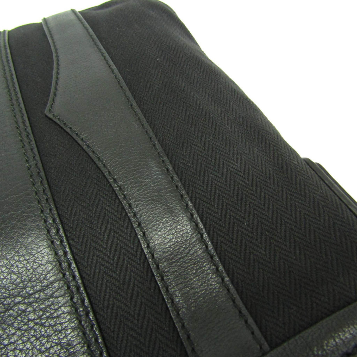 Bvlgari Open Hobo Leather Black Leather Shoulder Bag Bag (Pre-Owned)