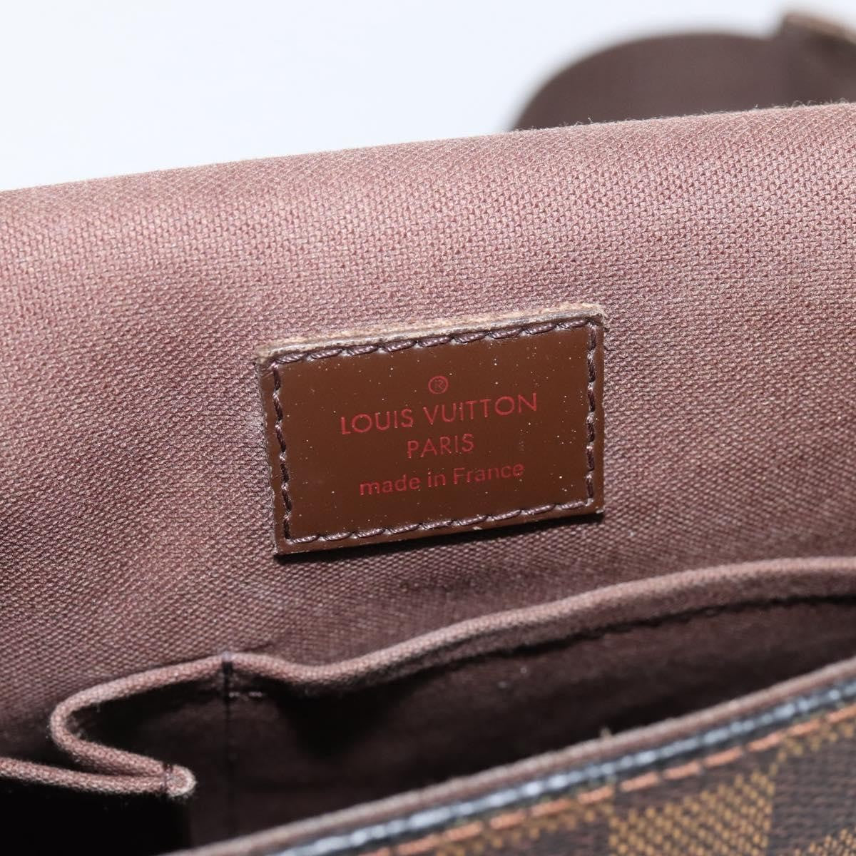Louis Vuitton Brooklyn Damier Brown Canvas Shoulder Bag Bag (Pre-Owned)