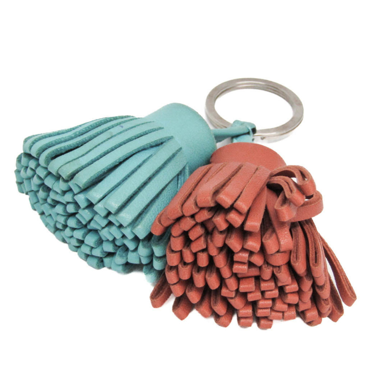 Hermes Uno-Dos Keychain Leather Multicolour Leather Charms And Keychains Accessory (Pre-Owned)