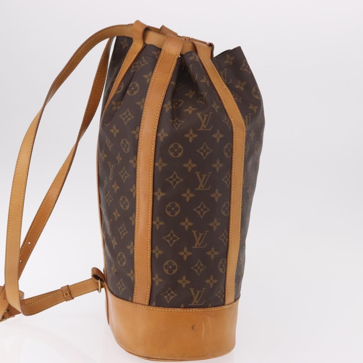 Louis Vuitton Randonnee Monogram Canvas Brown Canvas Shoulder Bag Bag (Pre-Owned)