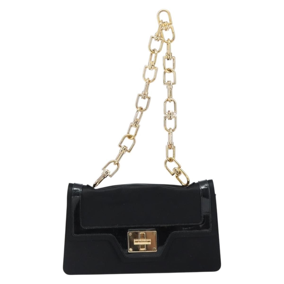 Givenchy Shoulder Satin Black Satin Shoulder Bag Bag (Pre-Owned)