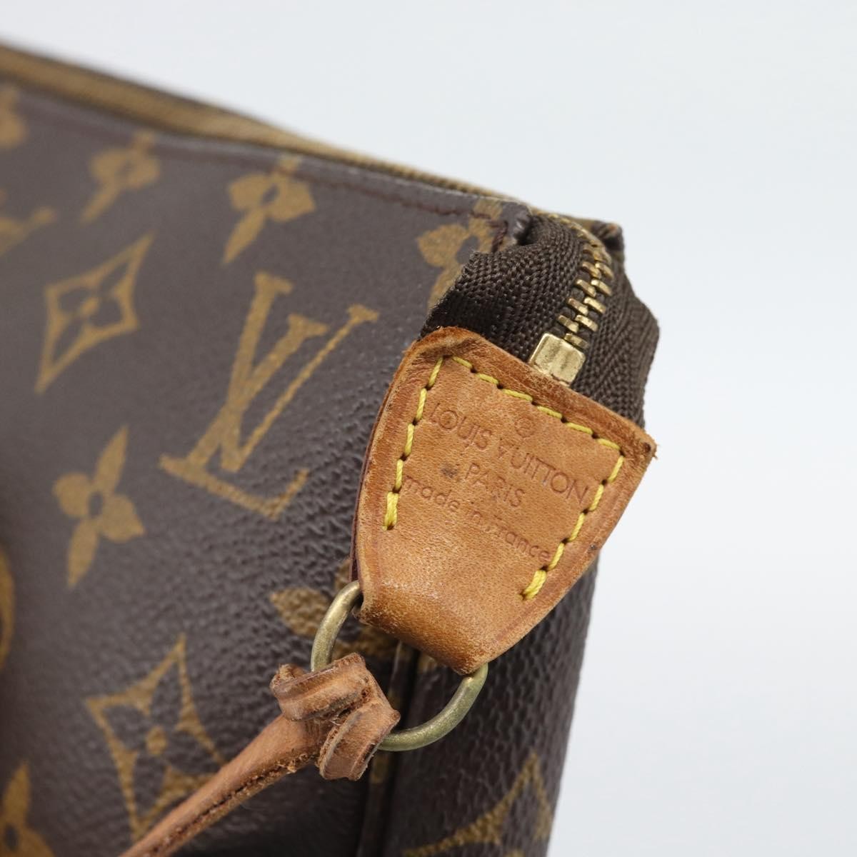 Louis Vuitton Pochette Accessoires Yayoi Kusama Painted Dots Monogram Canvas Brown Canvas Clutche & Pouche Bag (Pre-Owned)
