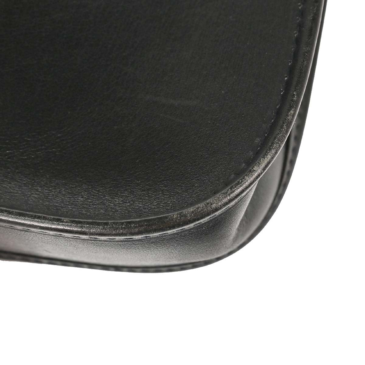 Hermes Long Strap Evelyne Box Calf Black Leather Shoulder Bag Bag (Pre-Owned)