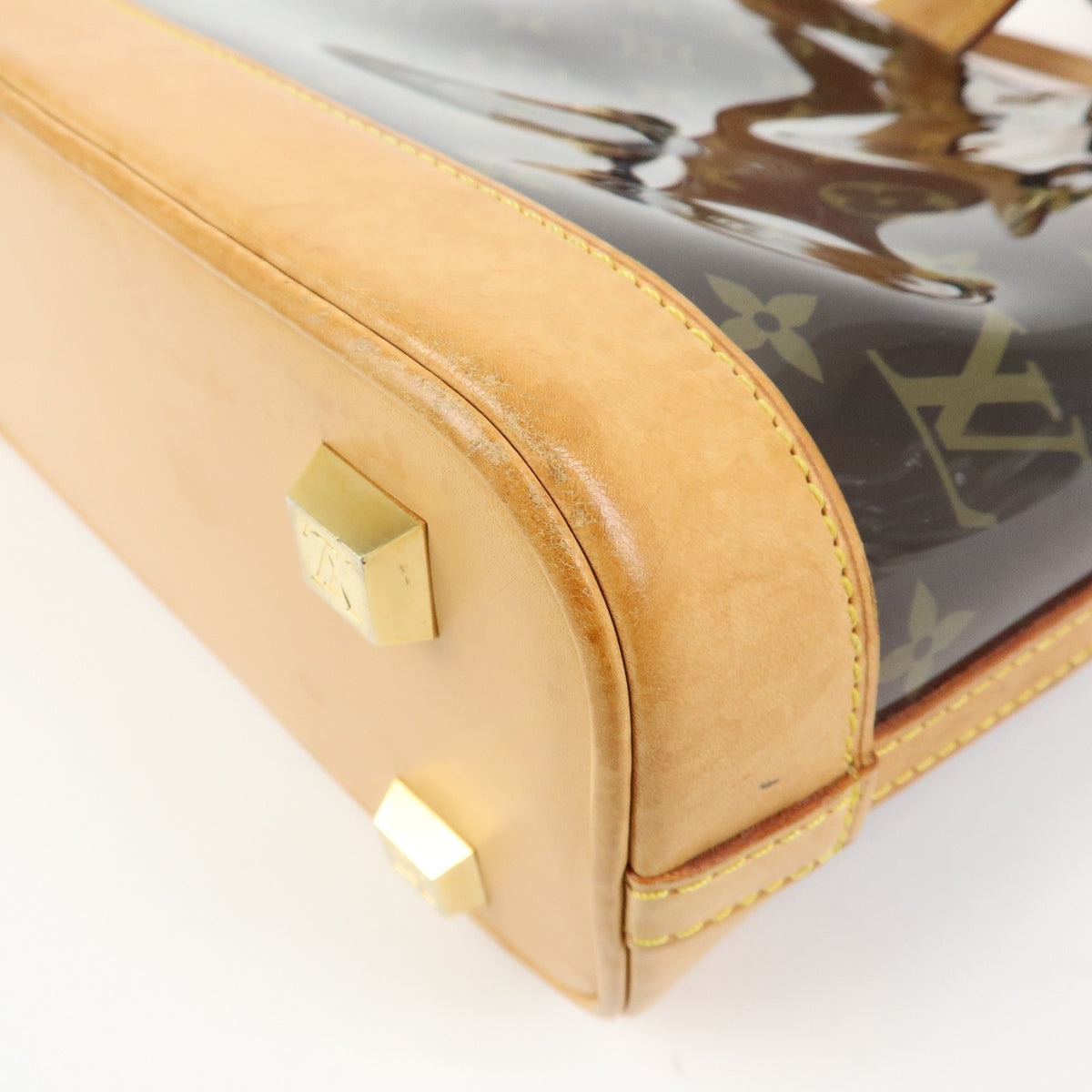 Louis Vuitton Sac Ambre Monogram Vinyl Brown Plastic Handbag (Pre-Owned)