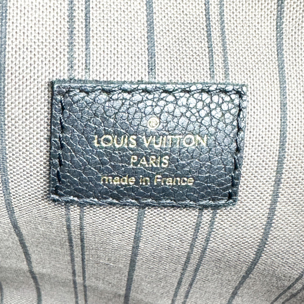 Louis Vuitton Pochette Metis Monogram Empreinte Leather Black Leather Clutche & Pouche Bag (Pre-Owned)