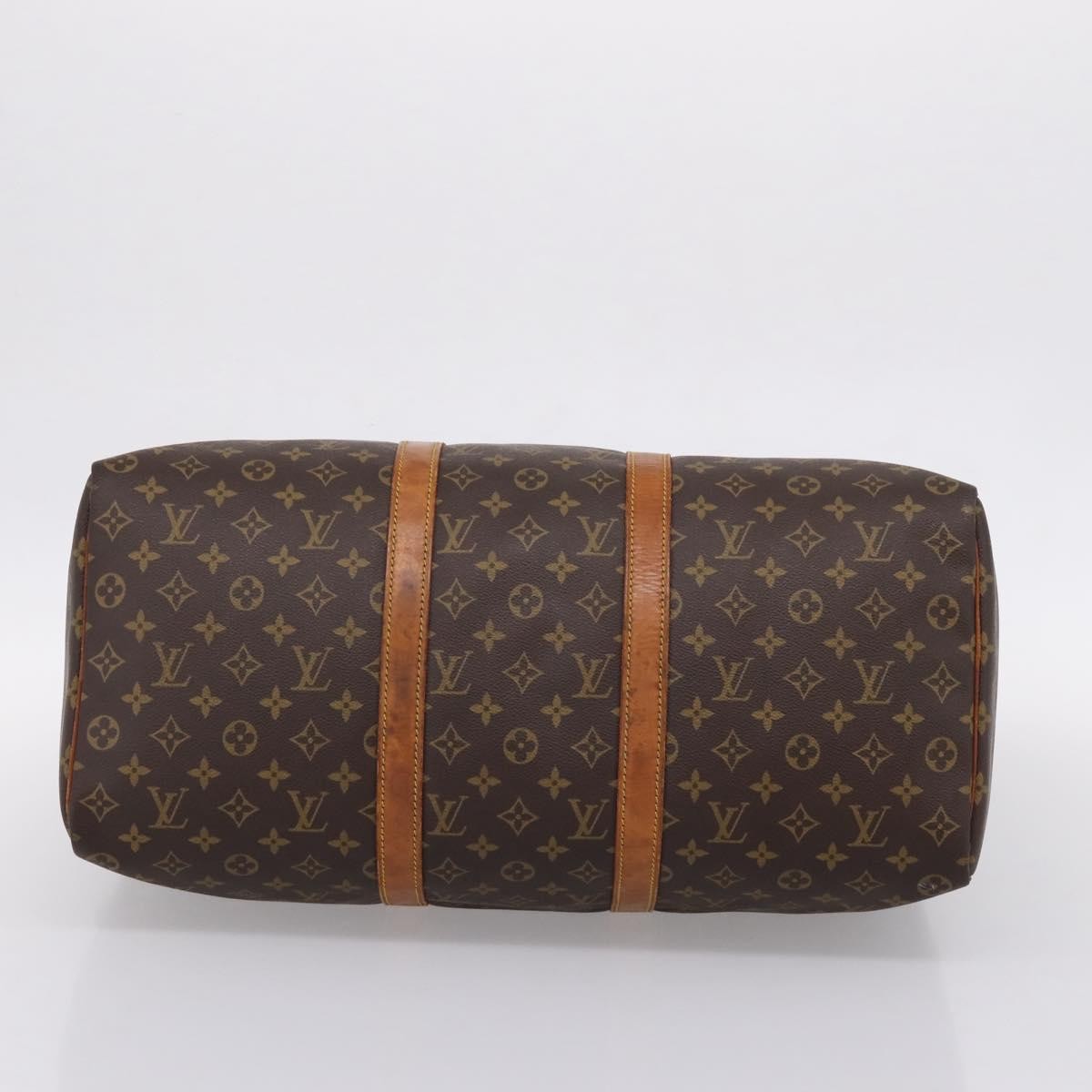 Louis Vuitton Keepall Monogram Canvas Brown Canvas Travel Bag Bag (Pre-Owned)