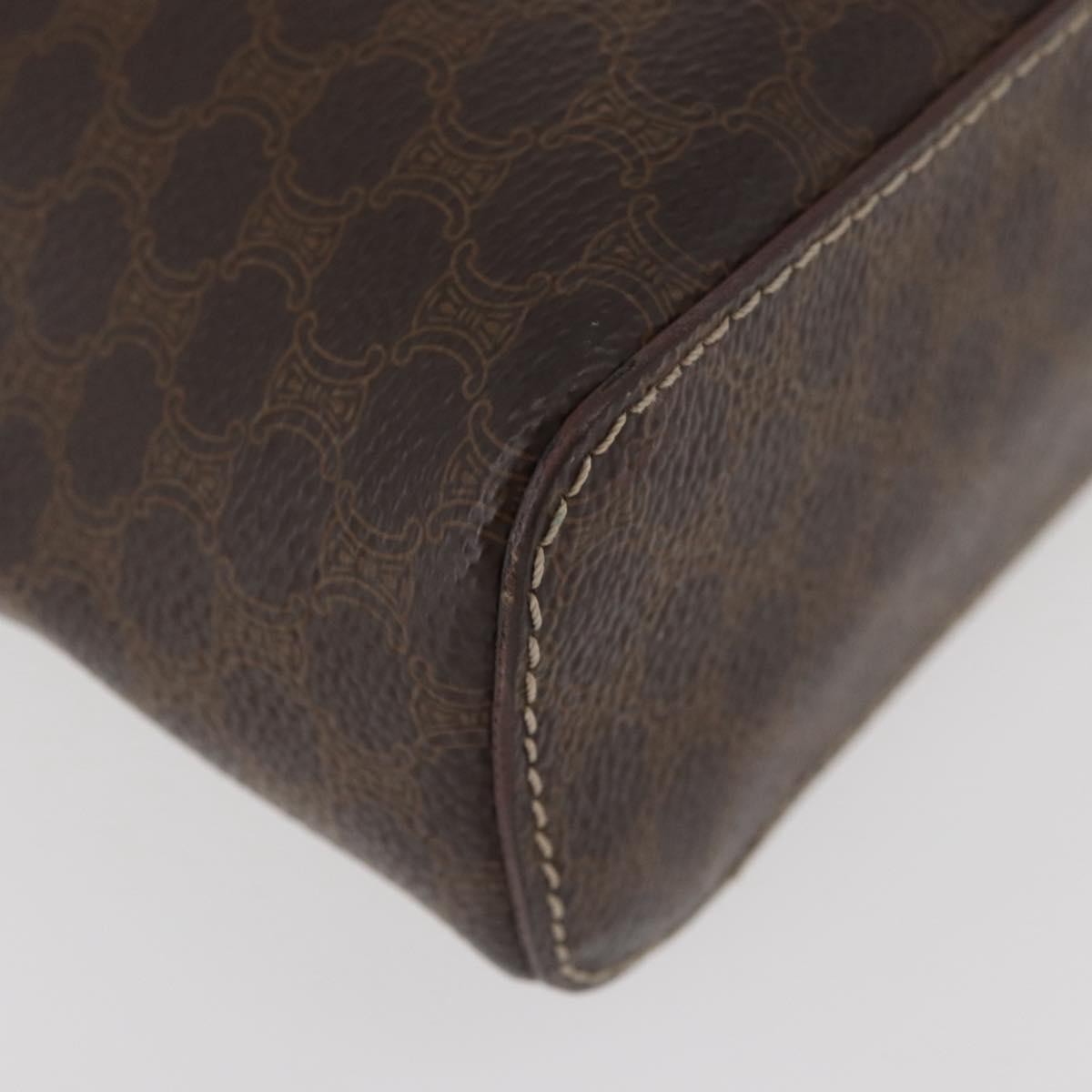 Celine Macadam Vanity Canvas Brown Canvas Clutche & Pouche Bag (Pre-Owned)