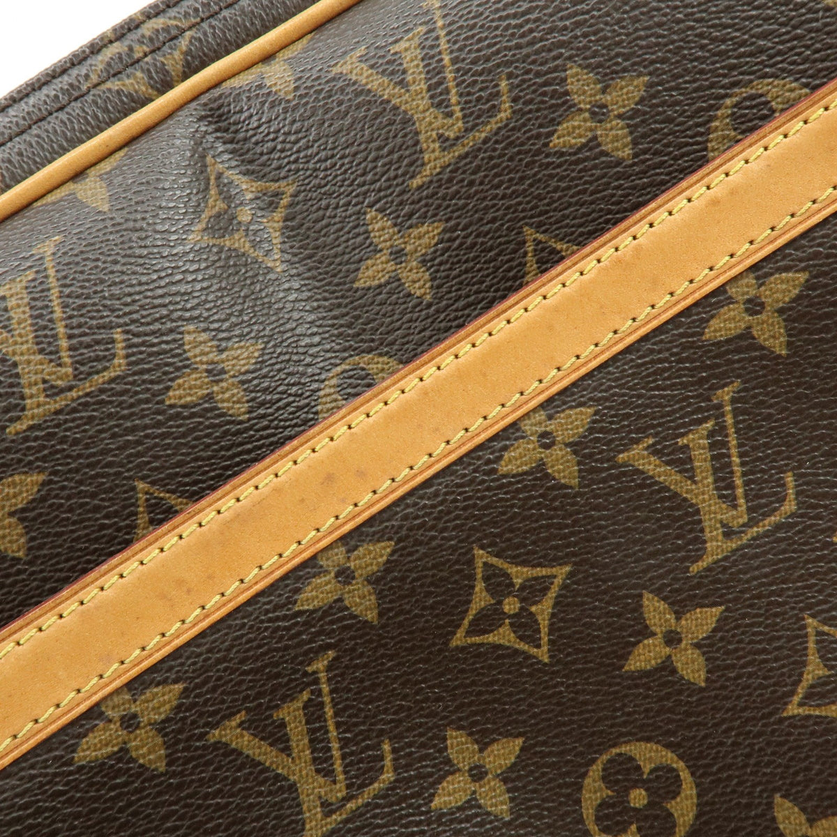 Louis Vuitton Reporter Monogram Canvas Brown Canvas Shoulder Bag Bag (Pre-Owned)