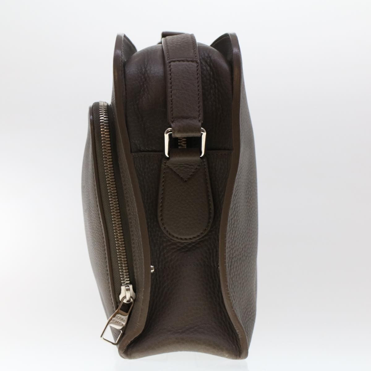 Louis Vuitton Naxos Leather Gray Leather Shoulder Bag Bag (Pre-Owned)