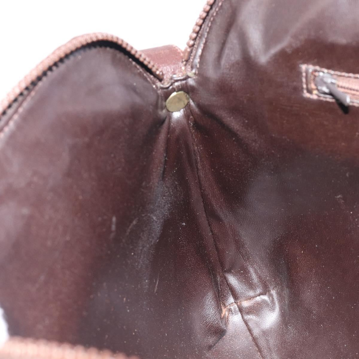 Celine Macadam Shoulder Canvas Brown Canvas Crossbody Bag Bag (Pre-Owned)