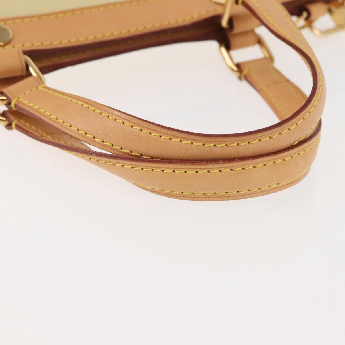 Louis Vuitton Brea Monogram Vernis Beige Patent_Leather Bag (Pre-Owned)