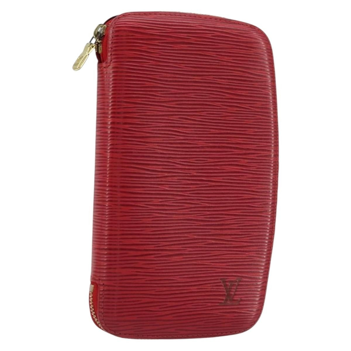 Louis Vuitton Geode Organizer Epi Leather Red Leather Wallets Accessory (Pre-Owned)