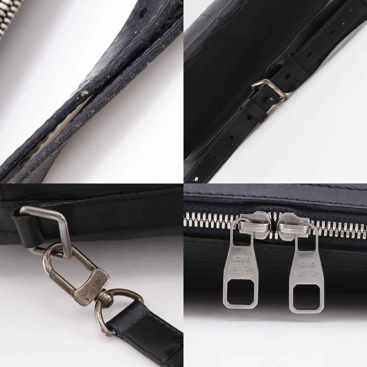 Louis Vuitton Calypso Messenger Damier Infini Leather Black Leather Shoulder Bag Bag (Pre-Owned)