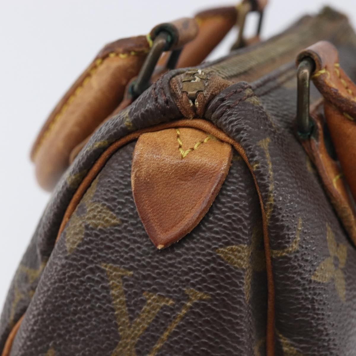 Louis Vuitton Speedy Mini Hl Monogram Canvas Brown Canvas Handbag (Pre-Owned)