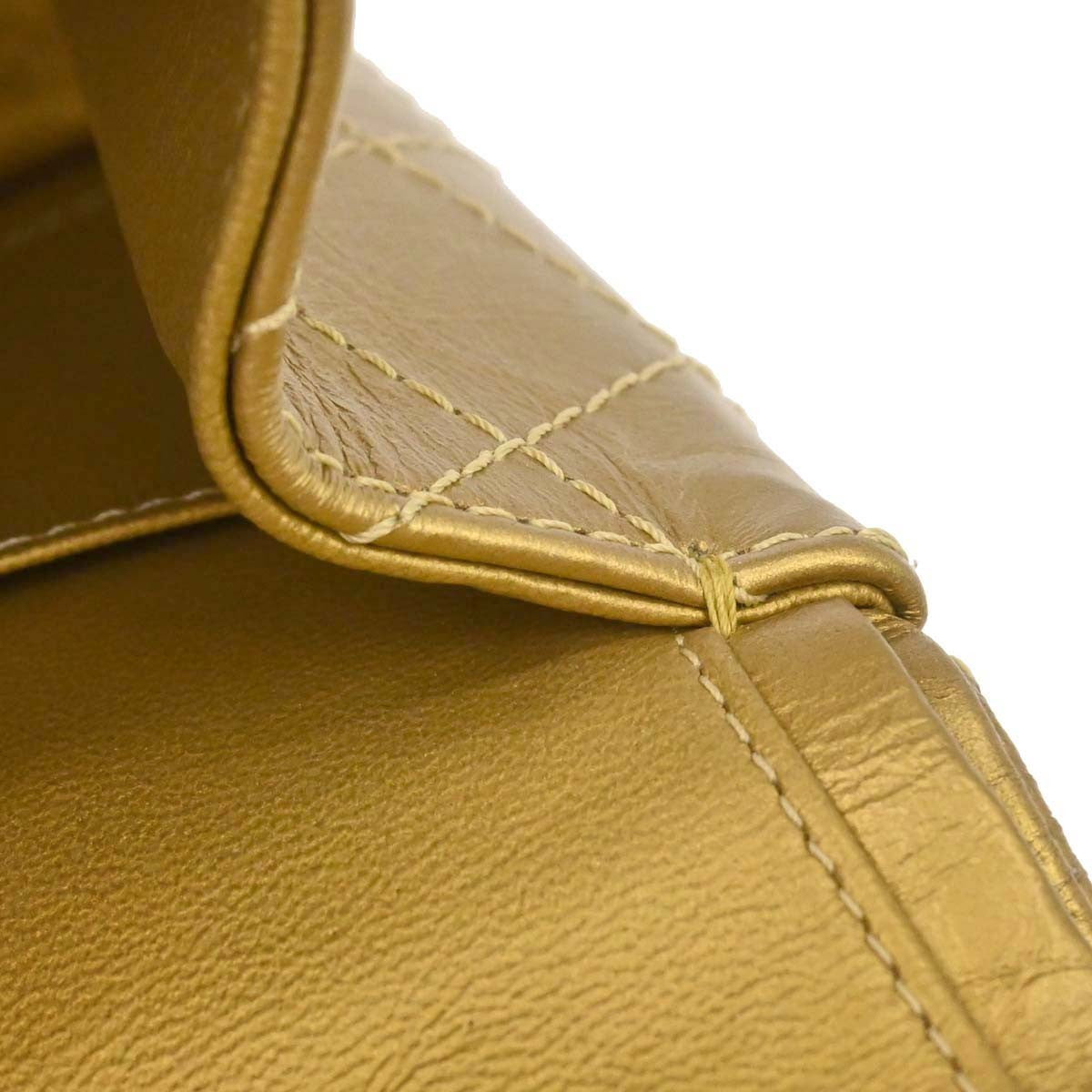 Chanel 2.55 Leather Gold Calfskin Shoulder Bag Bag (Pre-Owned)
