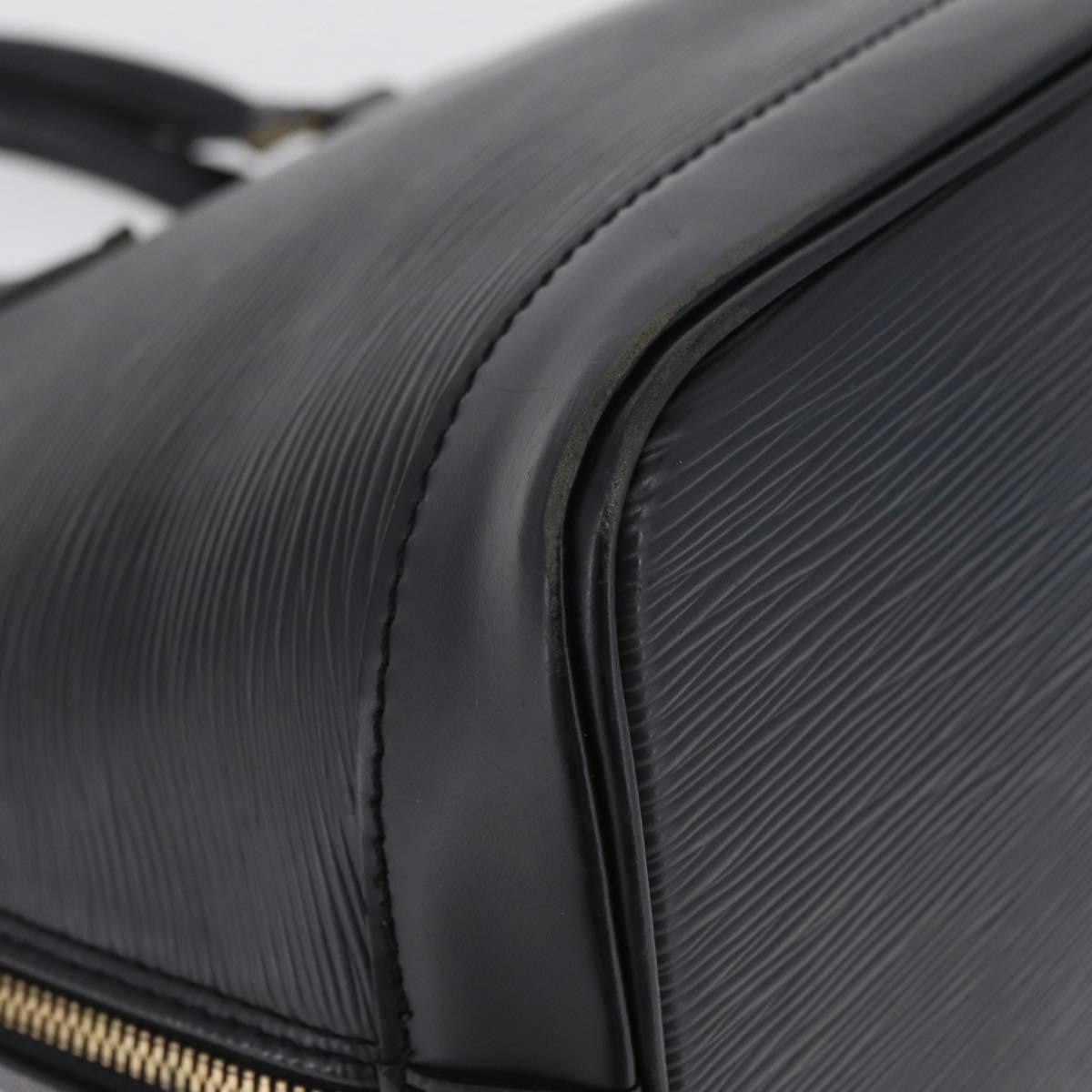 Louis Vuitton Alma Epi Leather Black Leather Handbag (Pre-Owned)