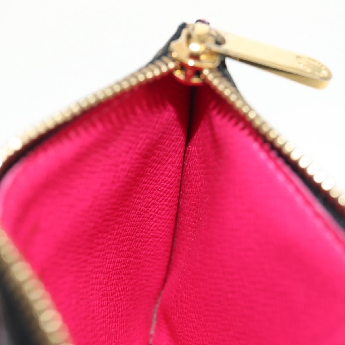 Louis Vuitton Pochette Clés Nm Monogram Multicolor Canvas Black Canvas Wallets Accessory (Pre-Owned)