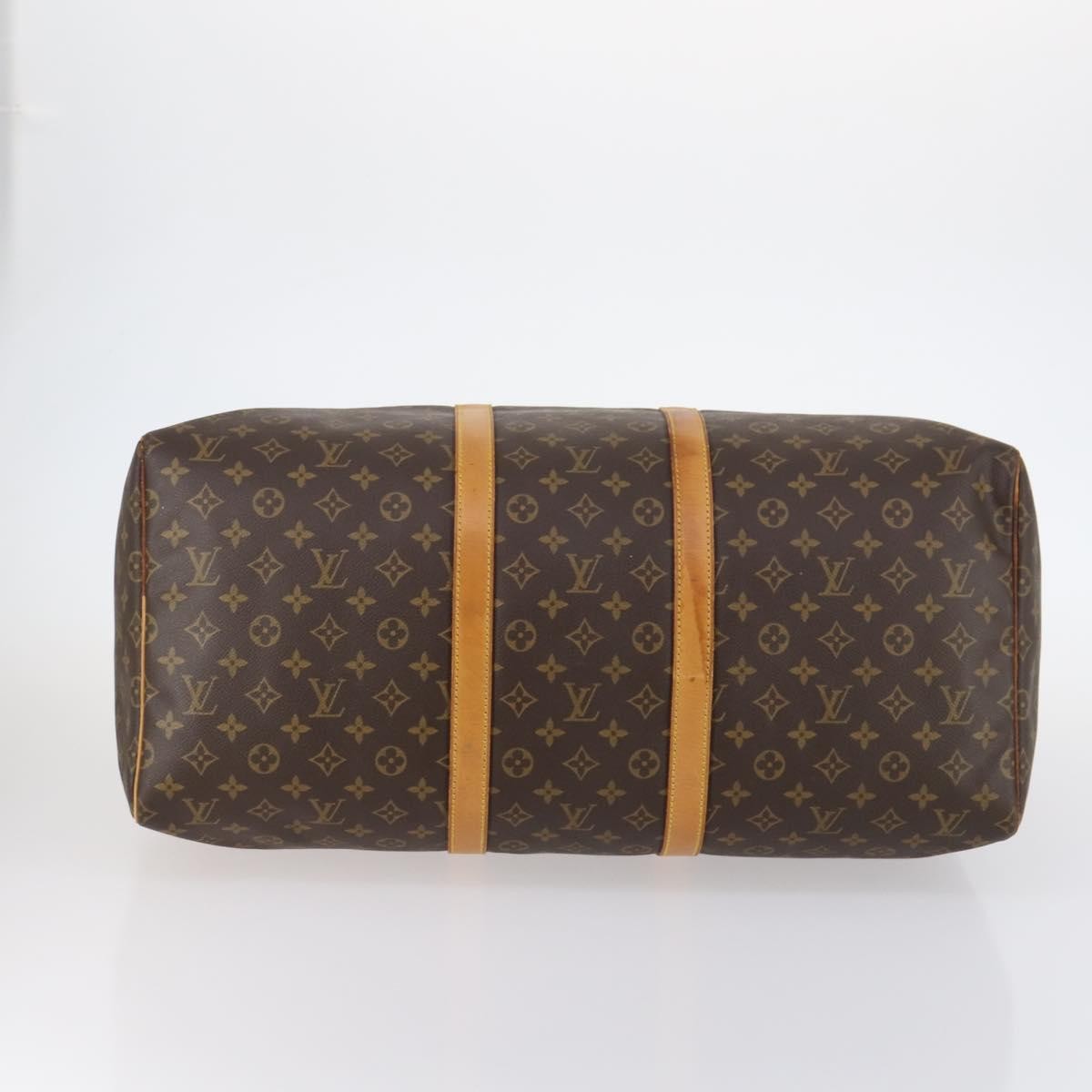 Louis Vuitton Keepall Monogram Canvas Brown Canvas Travel Bag Bag (Pre-Owned)