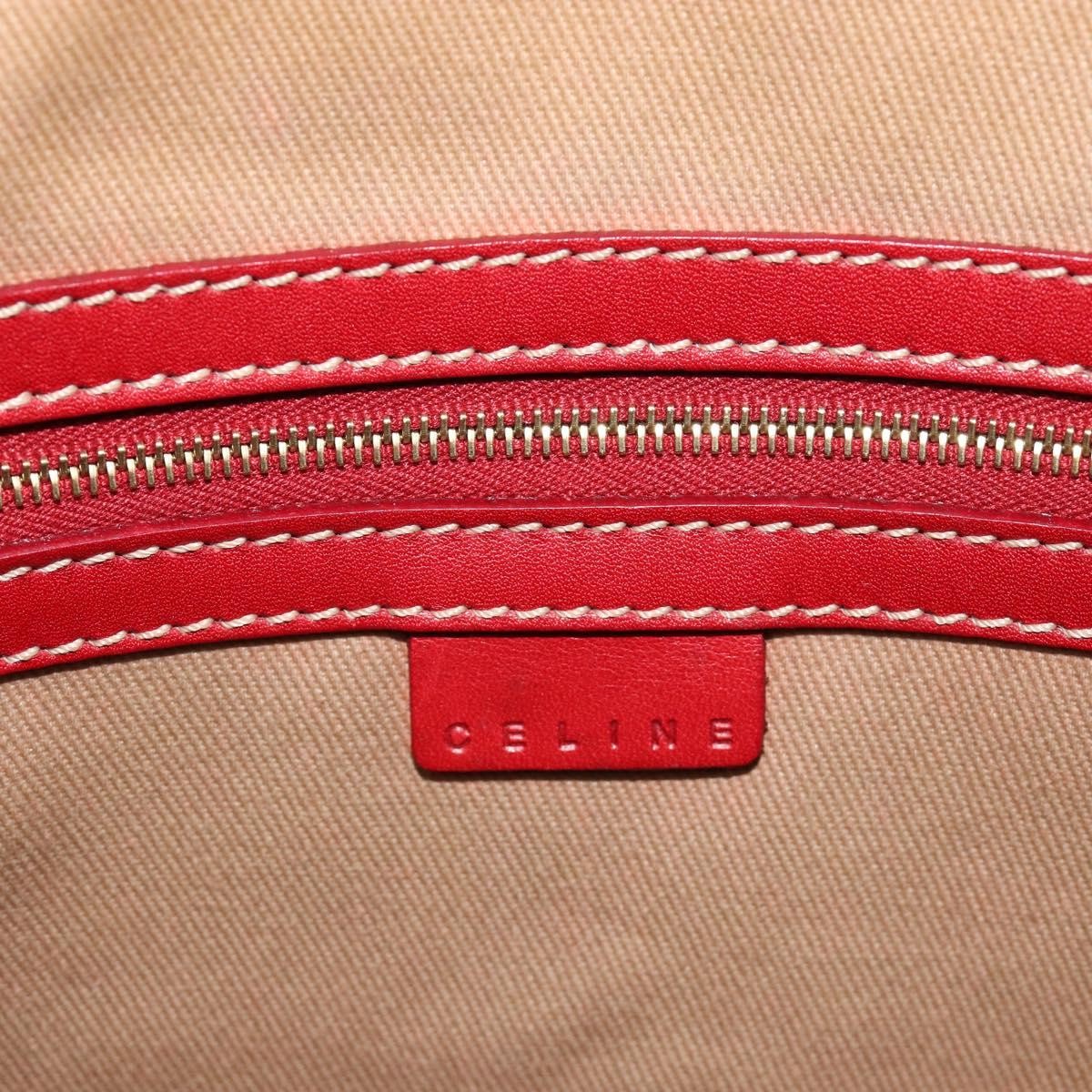 Celine Macadam Shoulder Pvc Leather Beige Canvas Shoulder Bag Bag (Pre-Owned)