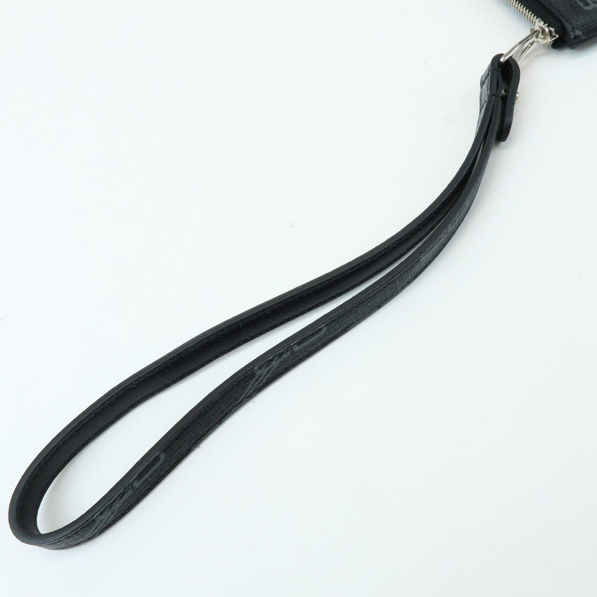 Balenciaga Signature Pouch Monogram Pvc Leather Black Canvas Clutche & Pouche Bag (Pre-Owned)