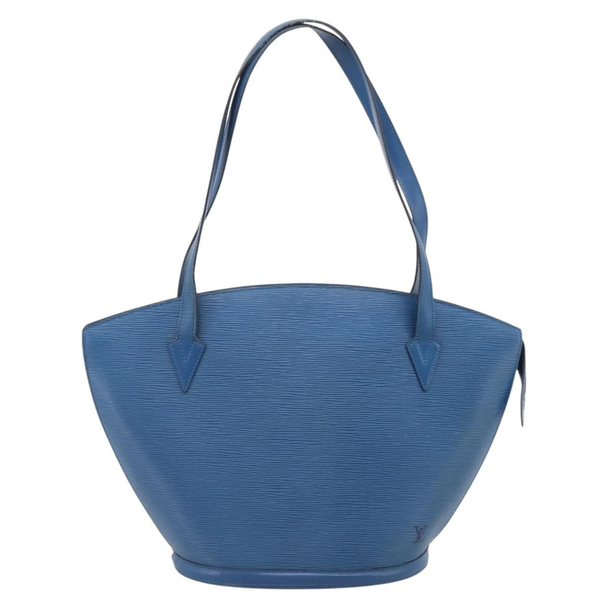 Louis Vuitton Saint Jacques Epi Leather Blue Leather Handbag (Pre-Owned)